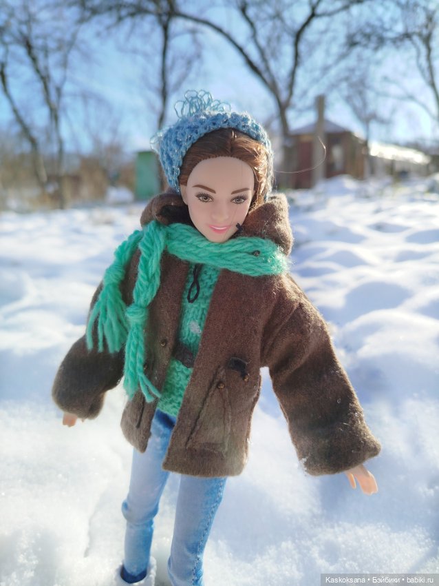 Зимняя прогулка Артема и Алены