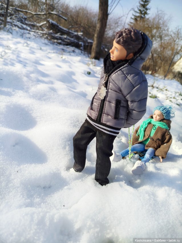 Зимняя прогулка Артема и Алены (фото 9)