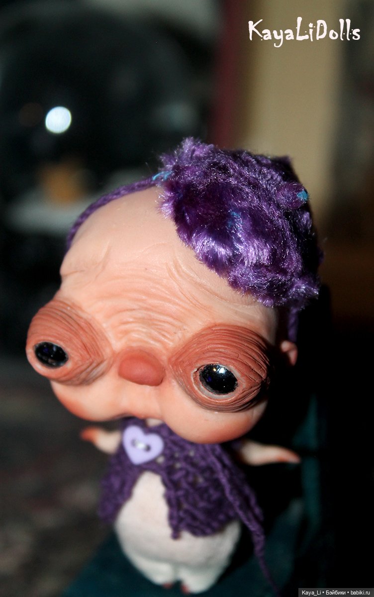 Любимчик приоделся — Игрушки в смешанной технике (мех и глина): Арт (фото 6)