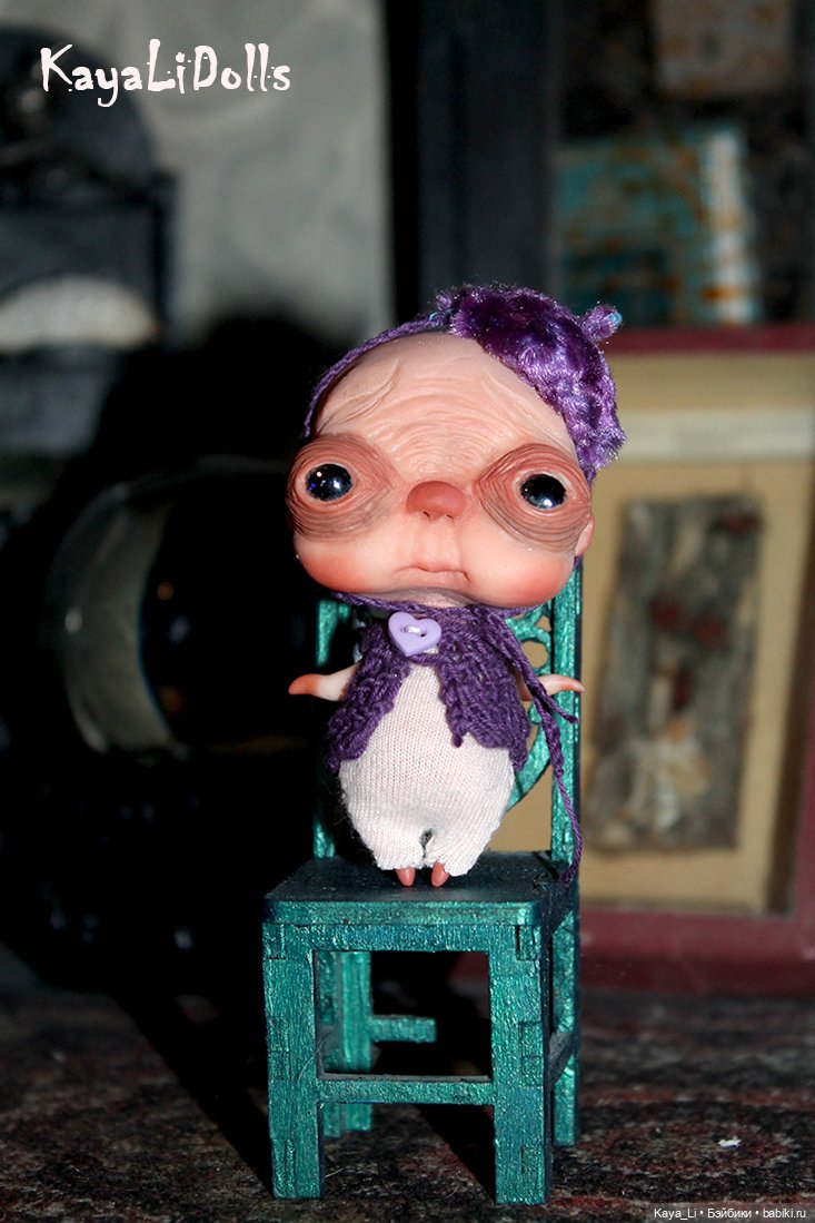 Любимчик приоделся — Игрушки в смешанной технике (мех и глина): Арт (фото 2)