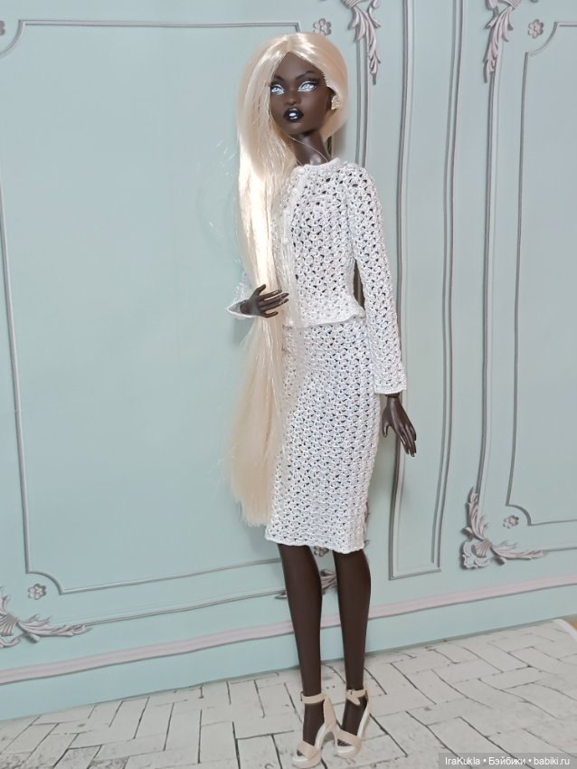Магия белого — Одежда и обувь для кукол своими руками: фото (фото 6)