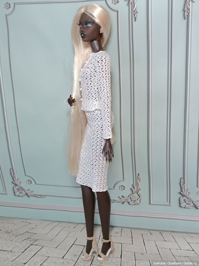 Магия белого — Одежда и обувь для кукол своими руками: фото (фото 8)