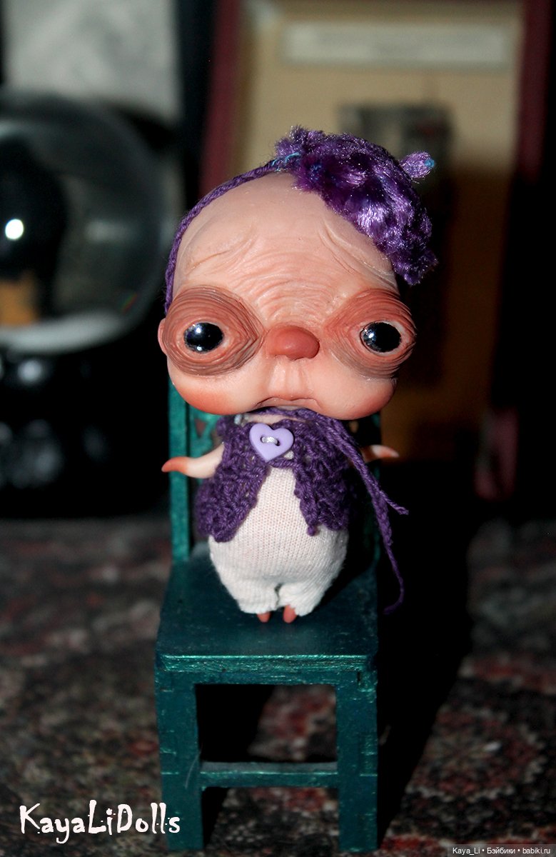 Любимчик приоделся — Игрушки в смешанной технике (мех и глина): Арт (фото 5)