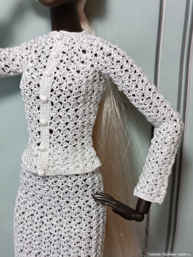 Магия белого — Одежда и обувь для кукол своими руками: фото (фото 4)