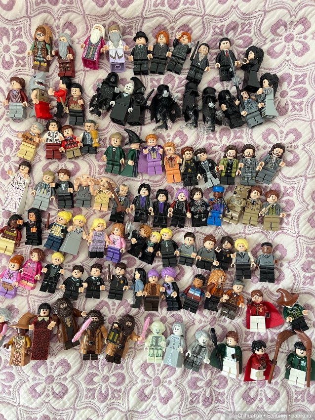 Фигурки персонажей из лего Гарри Поттера ,и ещё немного наборов. Последний топик))