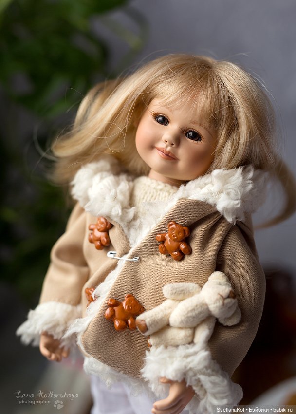 Элечка — Куклы Gabriele Muller (Габриэле Мюллер): немецкий фарфор (фото 4)
