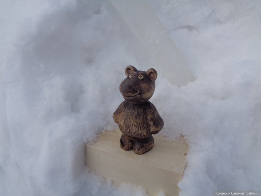 Мечтательный медведь. С добрым взглядом (фото 3)