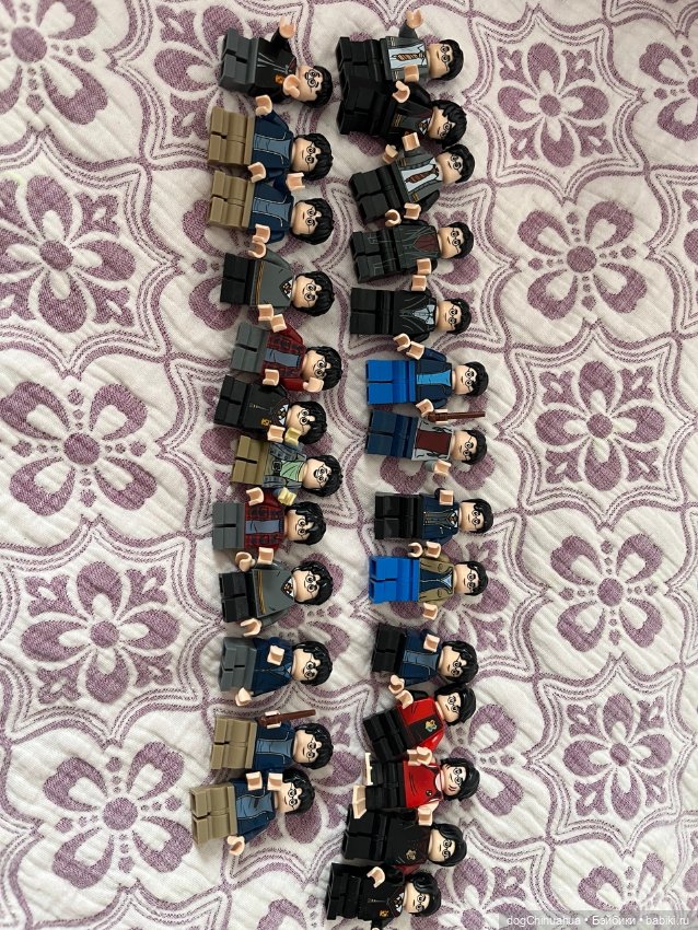 Фигурки персонажей из лего Гарри Поттера ,и ещё немного наборов. Последний топик))