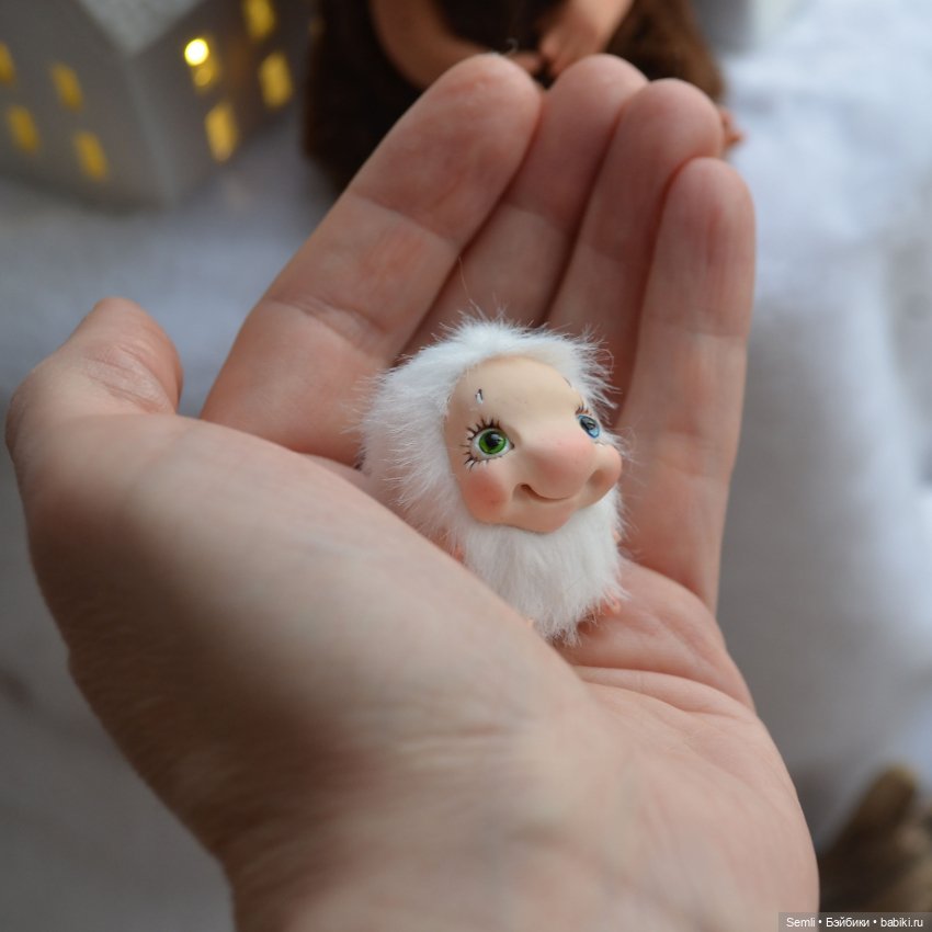 Ольховник и чепушинка — Игрушки в смешанной технике (мех и глина): Арт (фото 6)