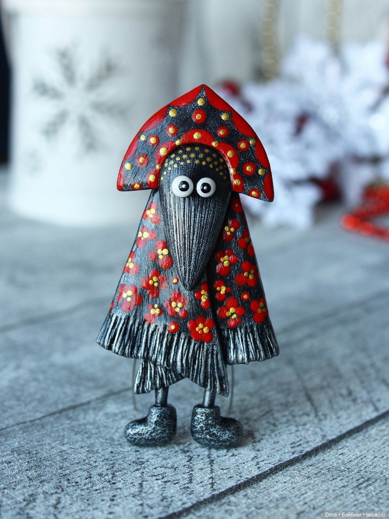 Броши из полимерной глины от Мастерской Дикий Лук