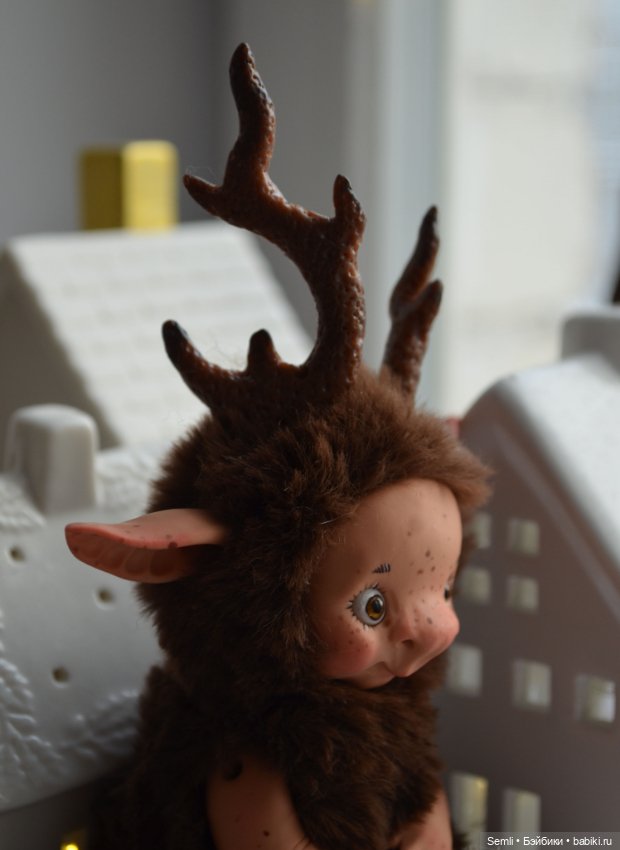 Ольховник и чепушинка — Игрушки в смешанной технике (мех и глина): Арт (фото 2)