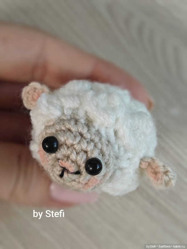 Маленькая овечка — Вязаные игрушки и амигуруми: крючком (фото 3)