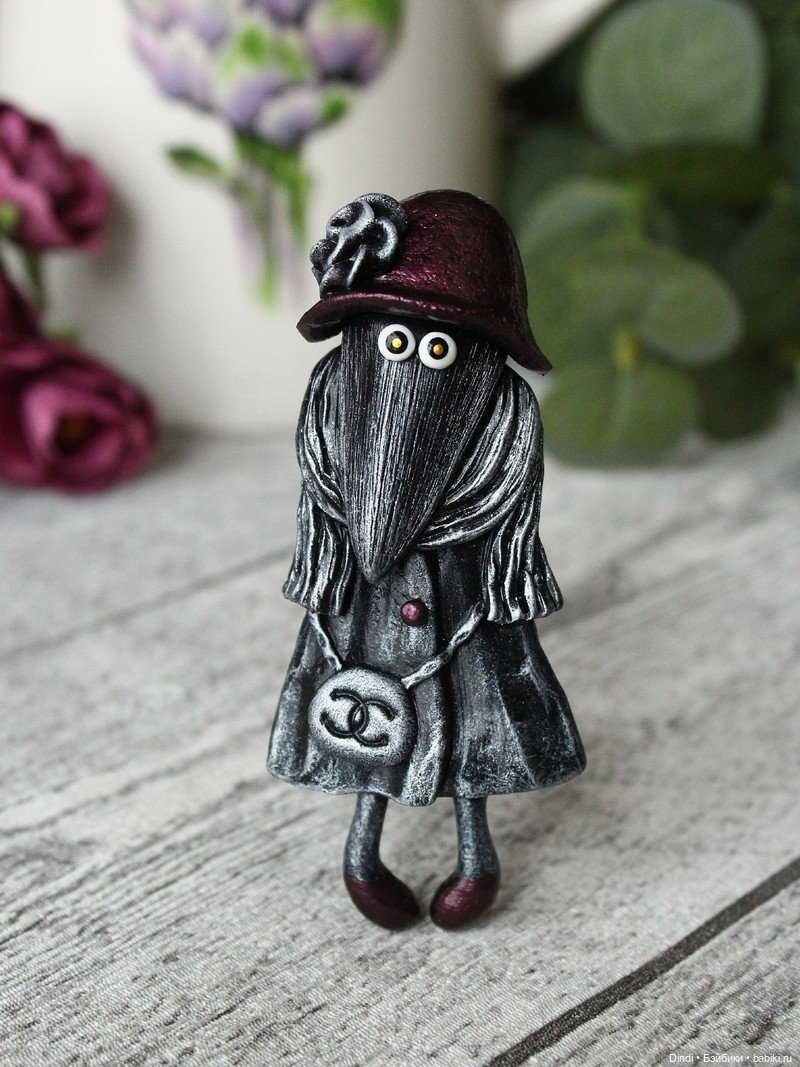 Броши из полимерной глины от Мастерской Дикий Лук