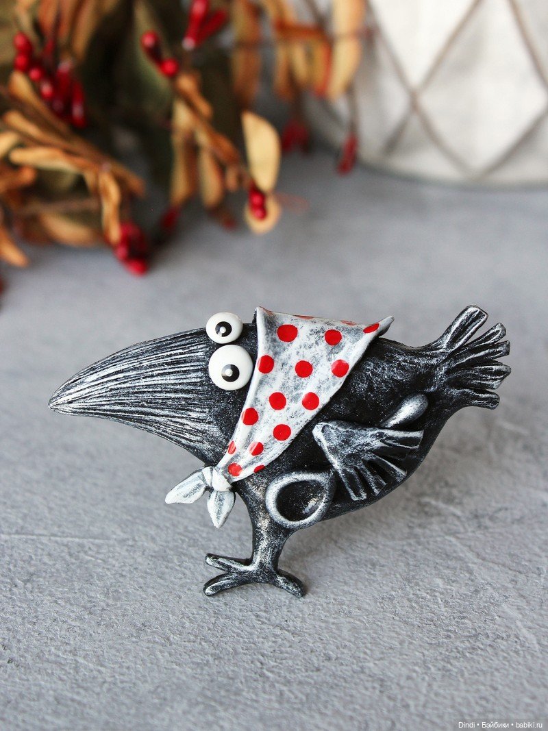 Броши из полимерной глины от Мастерской Дикий Лук (фото 2)