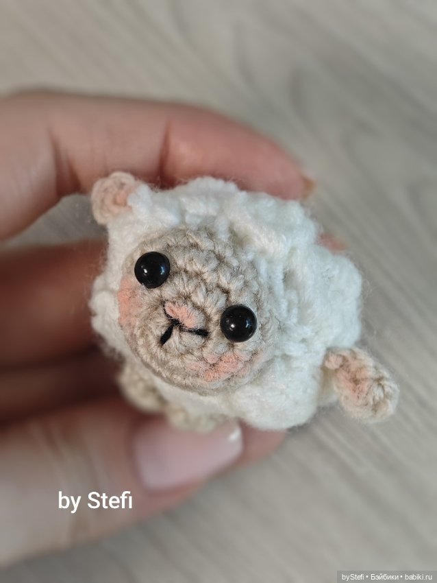 Маленькая овечка — Вязаные игрушки и амигуруми: крючком (фото 2)