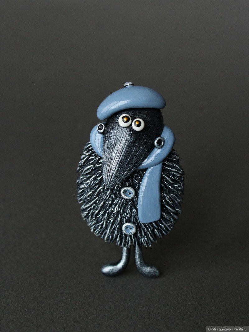 Броши из полимерной глины от Мастерской Дикий Лук (фото 8)