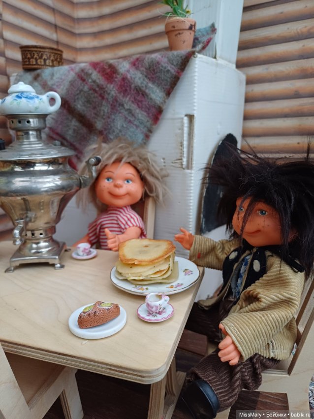 Чай с блинами🥞 — Винтажные куклы ГДР (Немки): Бигги