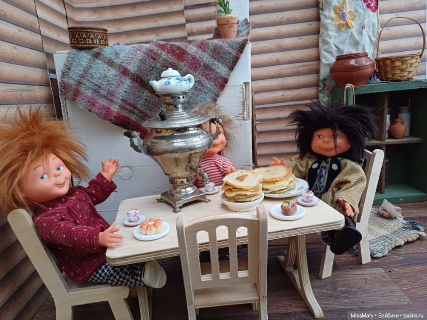 Чай с блинами🥞 — Винтажные куклы ГДР (Немки): Бигги (фото 8)