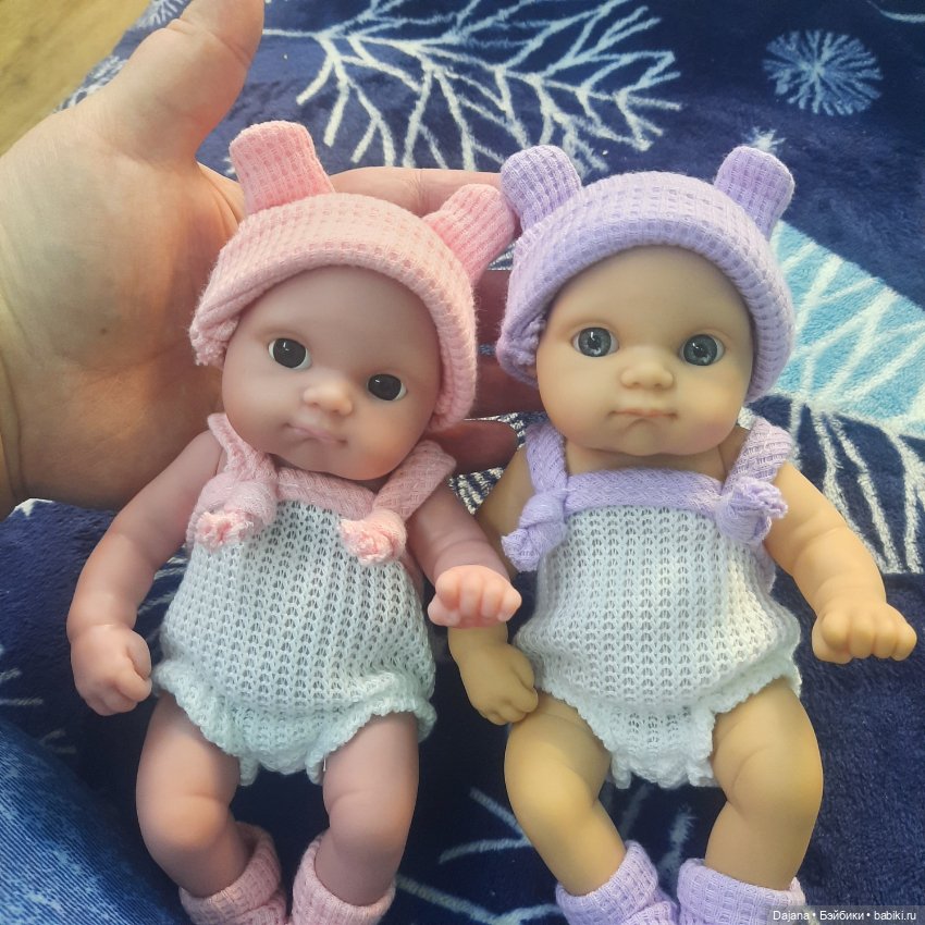 Приехали пупсята-близняшки