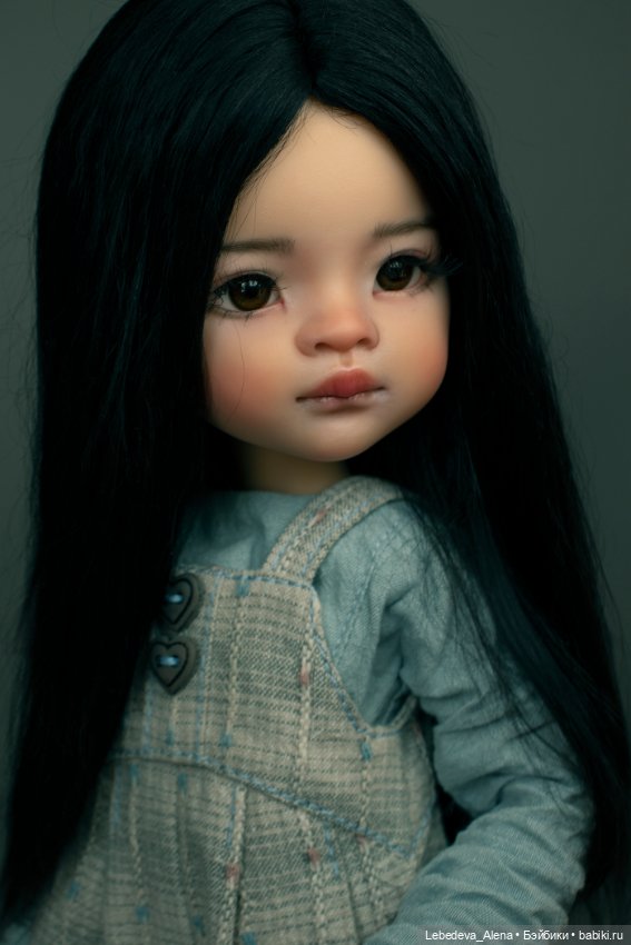Азиаточка — ООАК Paola Reina (Паола Рейна) и испанских кукол: перерисовка (фото 5)