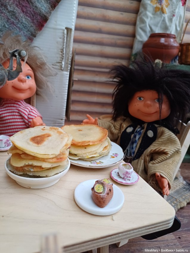 Чай с блинами🥞 — Винтажные куклы ГДР (Немки): Бигги (фото 10)