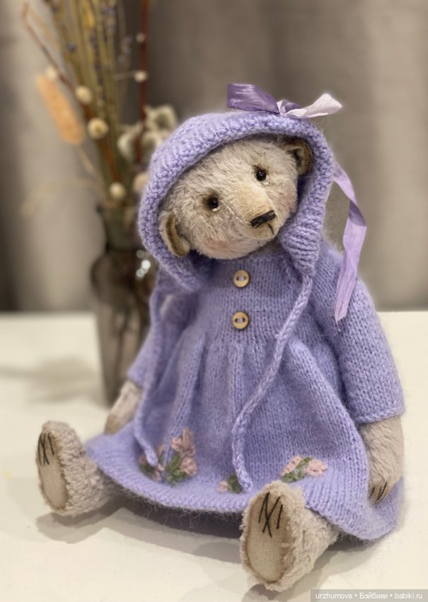 Лавандовая медведица☺️ — Авторские мишки Тедди и друзья: фото (фото 2)