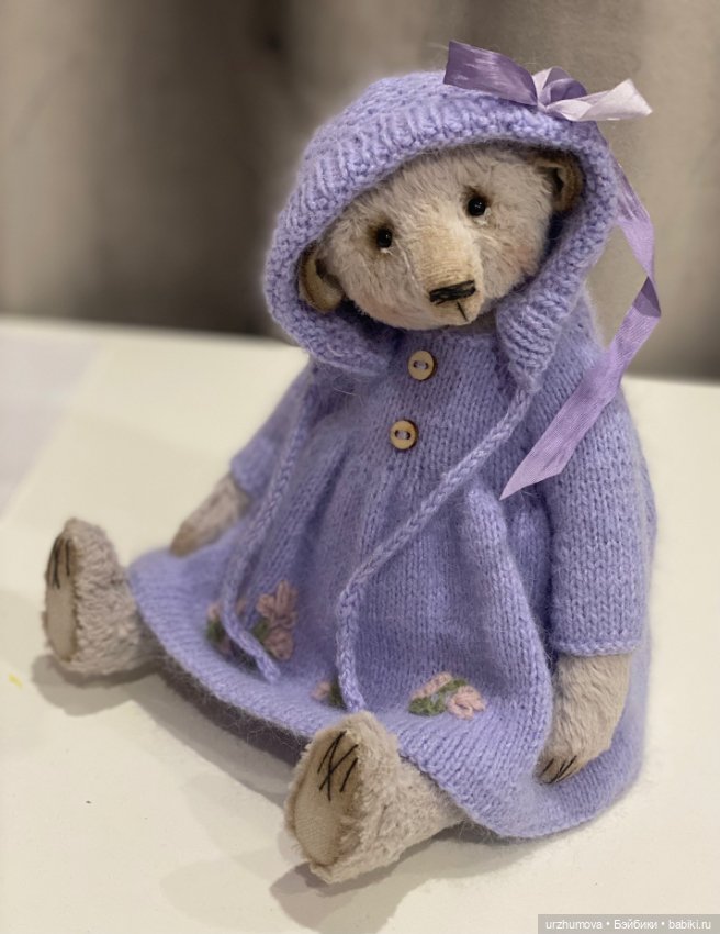 Лавандовая медведица☺️ — Авторские мишки Тедди и друзья: фото (фото 5)