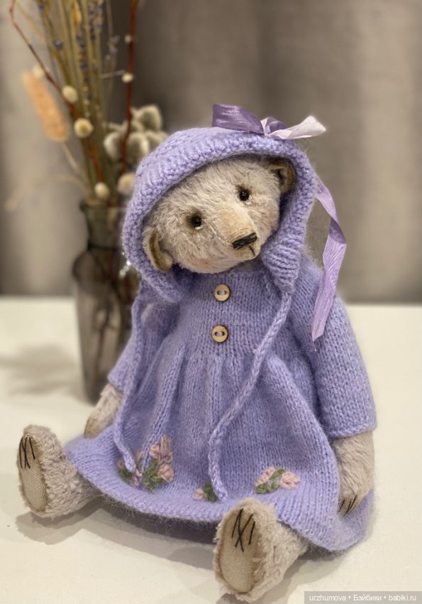 Лавандовая медведица☺️ — Авторские мишки Тедди и друзья: фото (фото 6)