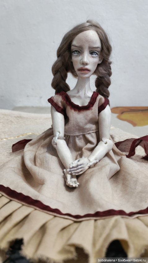 Март. Ева — Авторские шарнирные куклы своими руками: лепка (фото 2)