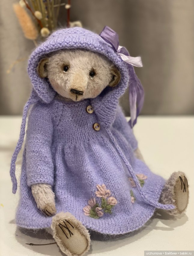 Лавандовая медведица☺️ — Авторские мишки Тедди и друзья: фото