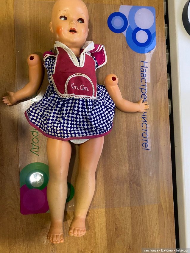 Реставрация старой немецкой куклы