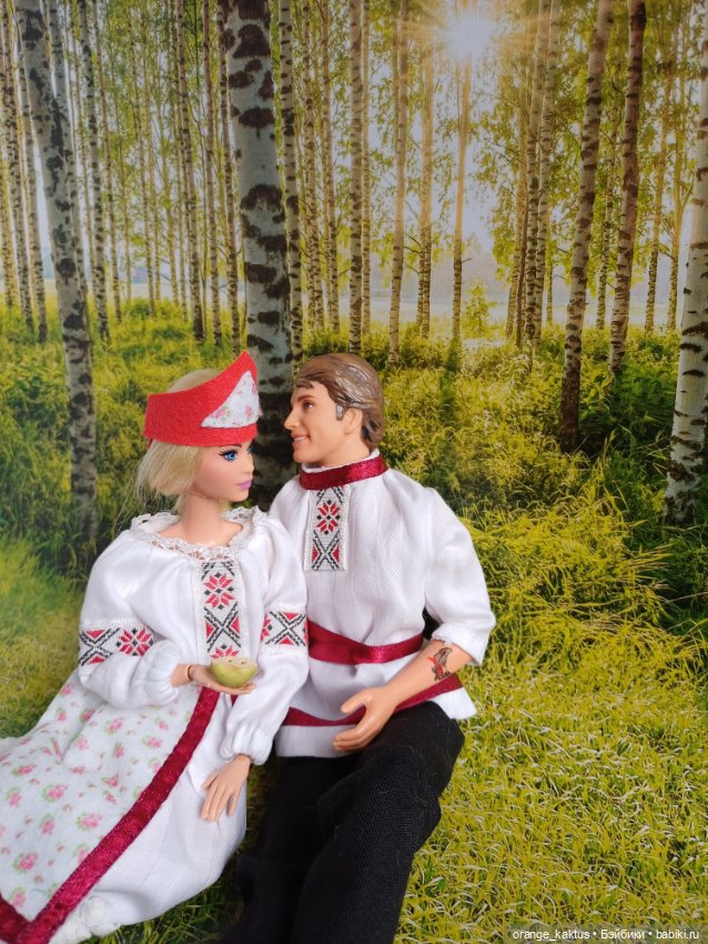 Русский народный костюм — Куклы Barbie (Барби): Looks (фото 10)