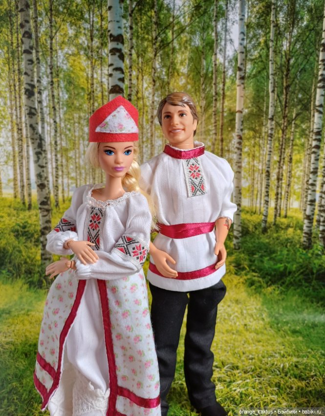 Русский народный костюм — Куклы Barbie (Барби): Looks