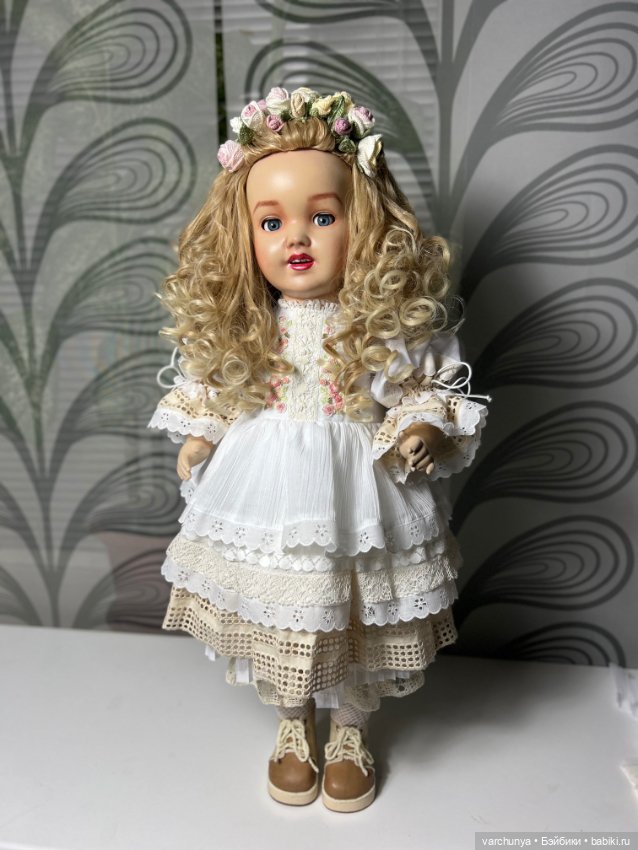 Реставрация старой немецкой куклы (фото 8)