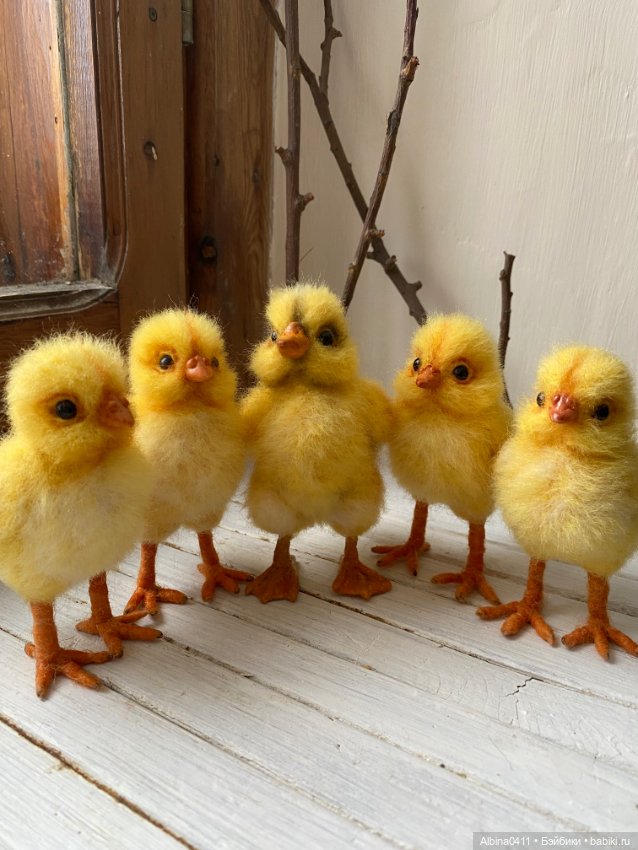 Пасхальные радости) — Валяные игрушки из шерсти: сухое валяние (фото 6)