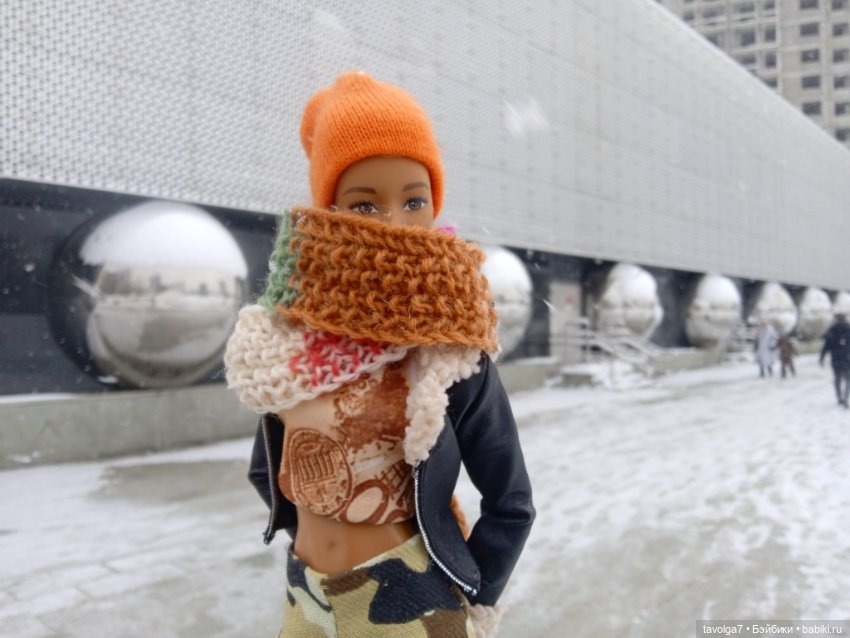Barbie Fashionistas 44 и очень снежная Москва февраль 2026 (фото 7)