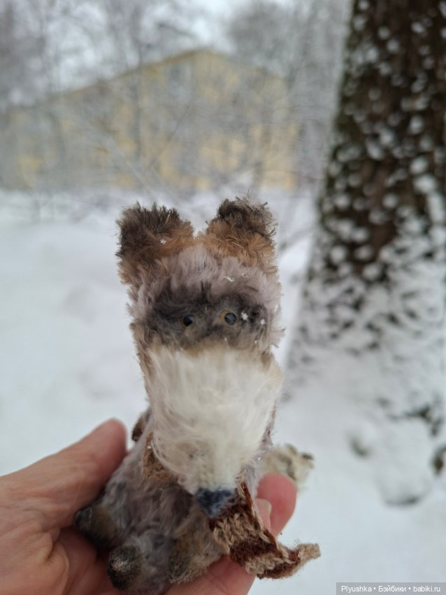 Снова снегопад — Домашние фото авторских игрушек: Тедди (фото 2)