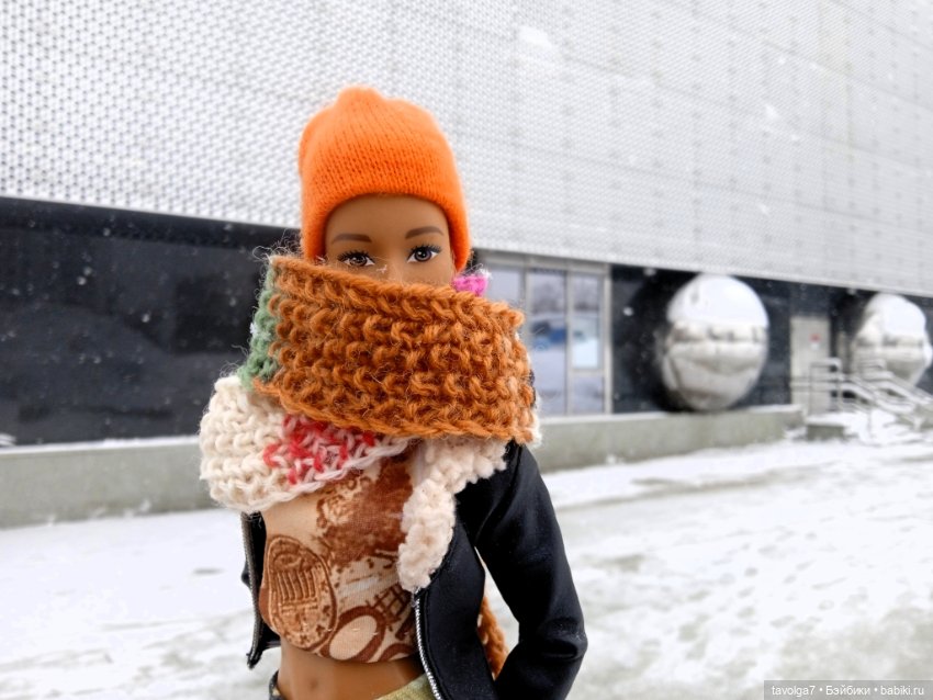 Barbie Fashionistas 44 и очень снежная Москва февраль 2026 (фото 6)