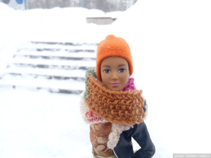 Barbie Fashionistas 44 и очень снежная Москва февраль 2026 (фото 9)