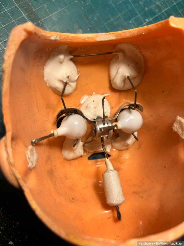 Реставрация старой немецкой куклы (фото 2)