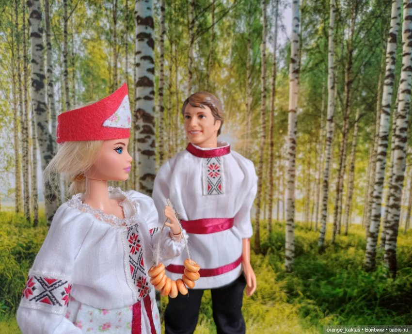 Русский народный костюм — Куклы Barbie (Барби): Looks (фото 4)
