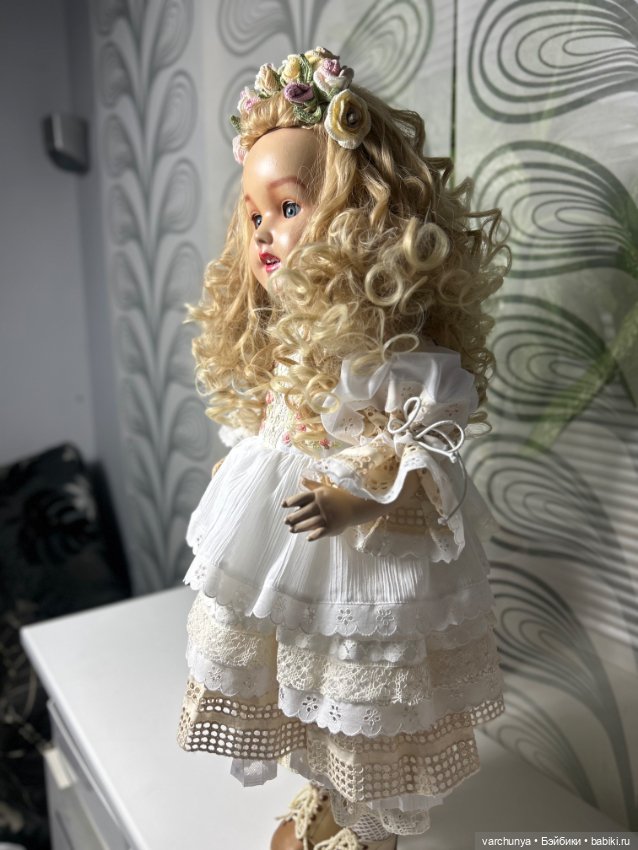 Реставрация старой немецкой куклы (фото 10)