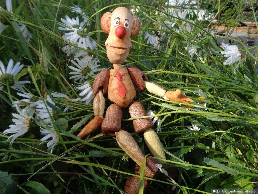 Ромашковый клоун — Домашние фото авторских игрушек: Тедди (фото 3)