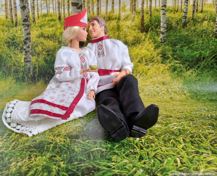 Русский народный костюм — Куклы Barbie (Барби): Looks