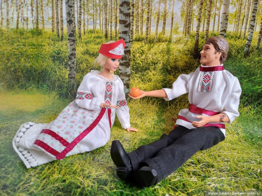 Русский народный костюм — Куклы Barbie (Барби): Looks