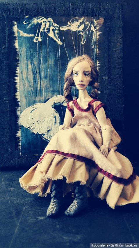 Март. Ева — Авторские шарнирные куклы своими руками: лепка