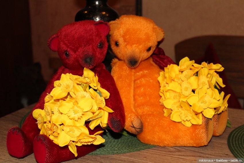 С наступающим 8 Марта — Авторские мишки Тедди и друзья: фото (фото 3)