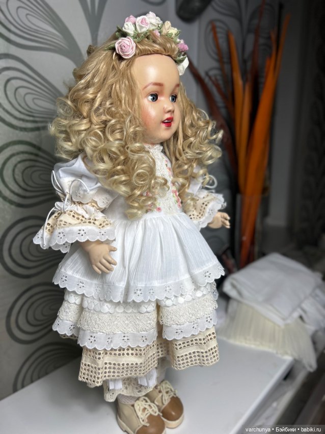 Реставрация старой немецкой куклы (фото 9)