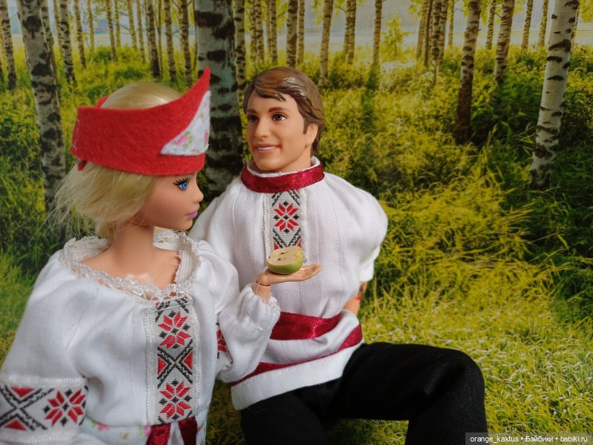 Русский народный костюм — Куклы Barbie (Барби): Looks (фото 8)