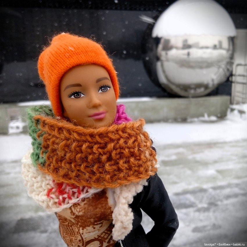 Barbie Fashionistas 44 и очень снежная Москва февраль 2026 (фото 5)